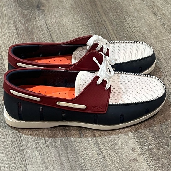 SWIMS Like New Size 7 Colorblock Sneaker Loafer Boat Shoe Waterproof Breathable - Picture 2 of 9